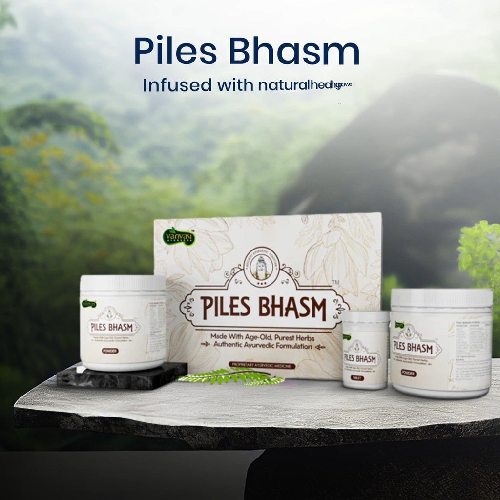 Ayurvedic Piles Bhasm Tablets & Powder For Piles