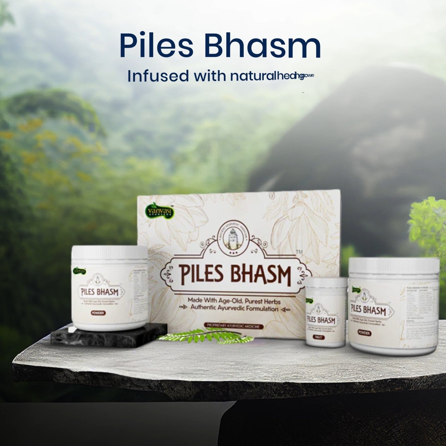 Ayurvedic Piles Bhasm Tablets & Powder For Piles