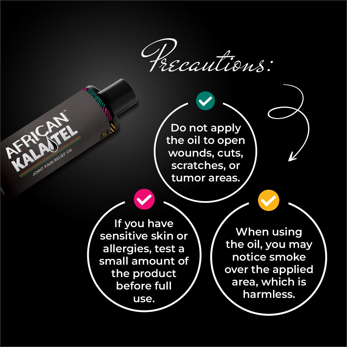 African Kala Tel - Ayurvedic Pain Relief Oil For Knee and Joint Pain - Pack of 2