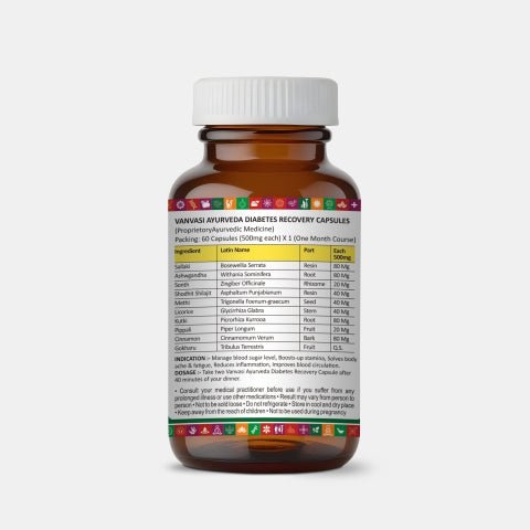 Ayurvedic Diabetes Recovery Capsules for Diabetes Reversal