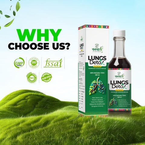 Ayurvedic Lungs Detox Syrup for Lung Cleansing