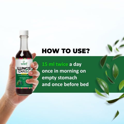 Ayurvedic Lungs Detox Syrup for Lung Cleansing